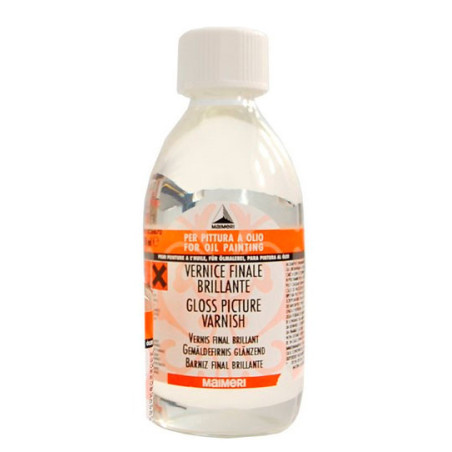 Vernis final lucios pentru pictură în ulei Maimeri 250 ml