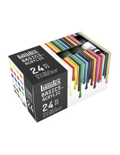Set culori acrilice Liquitex Basics 24 x 22 ml