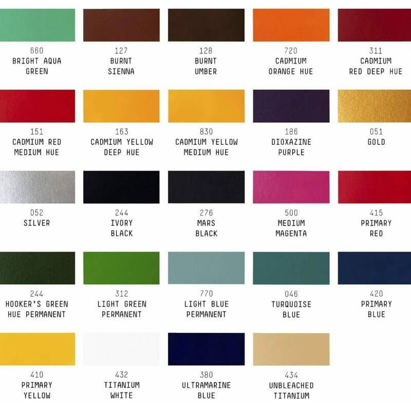 Set culori acrilice Liquitex Basics 24 x 22 ml