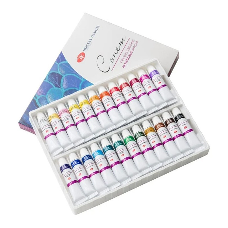 Set culori acrilice Sonnet 24 x 10 ml