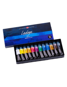 Set culori acrilice Ladoga 12 x 18 ml