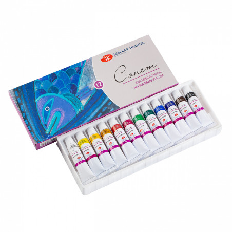 Set culori acrilice Sonnet 12 x 10 ml