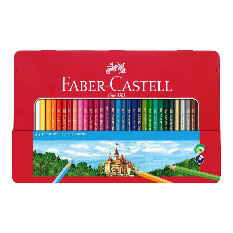 Set 36 creioane colorate Eco Faber-Castell...