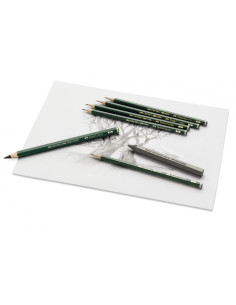 Creioane grafit Faber-Castell 9000 6H–8B 2