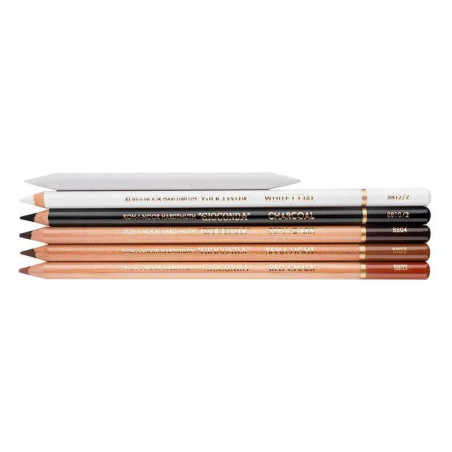Set 6 creioane Gioconda Koh-I-Noor + blender