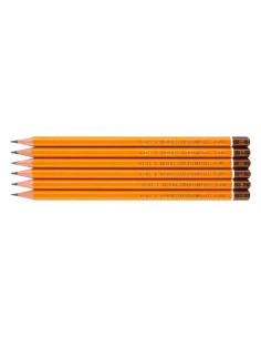 Set 6 creioane grafit Koh-I-Noor 1500 HB–8B 2