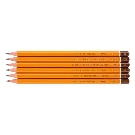 Set 6 creioane grafit Koh-I-Noor 1500 HB–8B