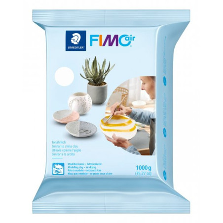 Pasta modelaj FIMOair Basic alba 1000 g uscare la aer