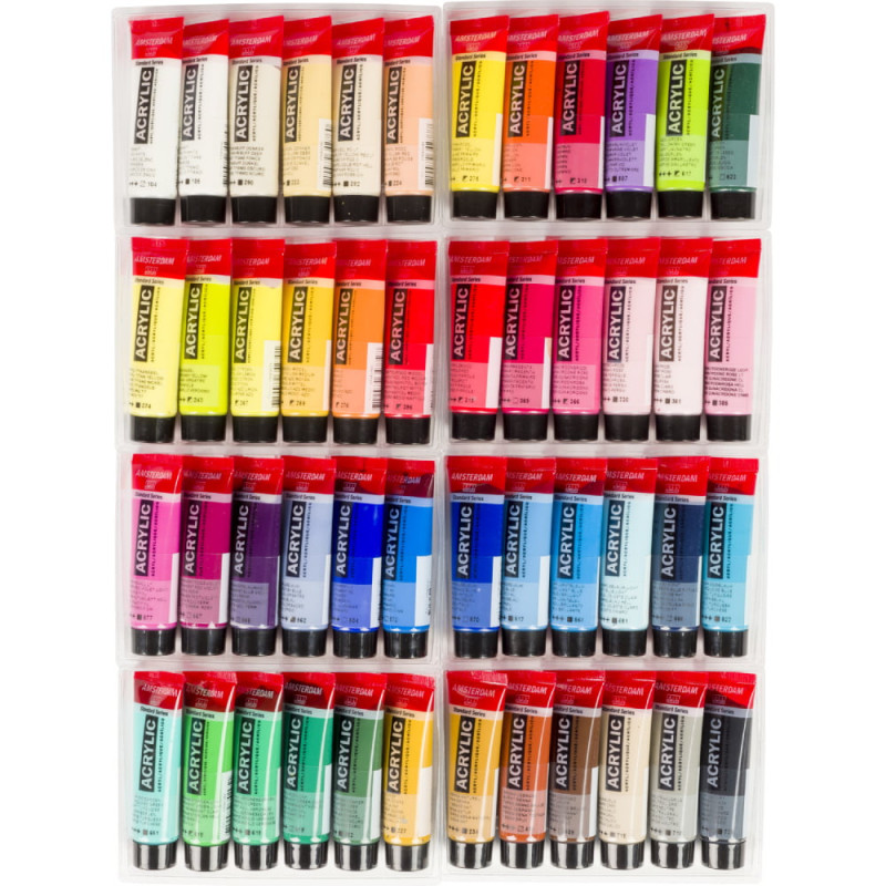 Set culori acrilice Amsterdam Standard 48 x 20 ml