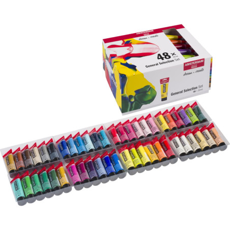 Set culori acrilice Amsterdam Standard 48 x 20 ml