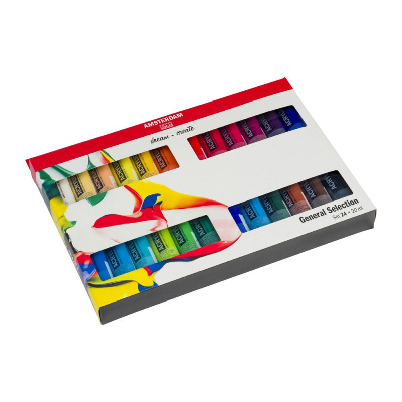 Set culori acrilice Amsterdam 24 x 20 ml