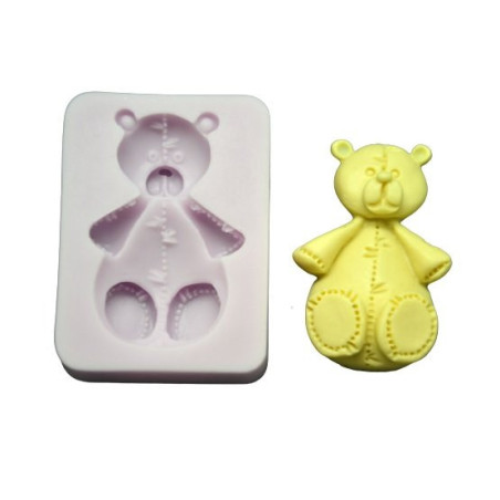 Matrita silicon ursulet 7 x 5 cm pentru rasina, praf ceramic