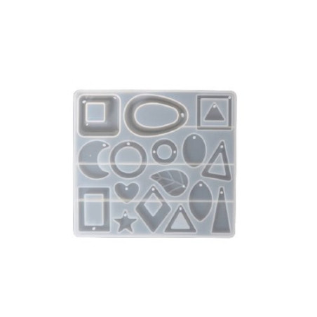 Matrita silicon forme diverse 15.5 x 16.3 cm pentru rasina