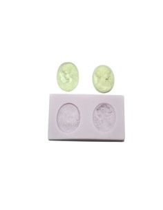 Matrita silicon camee 5.5 x 8.7 cm pentru rasina, praf...