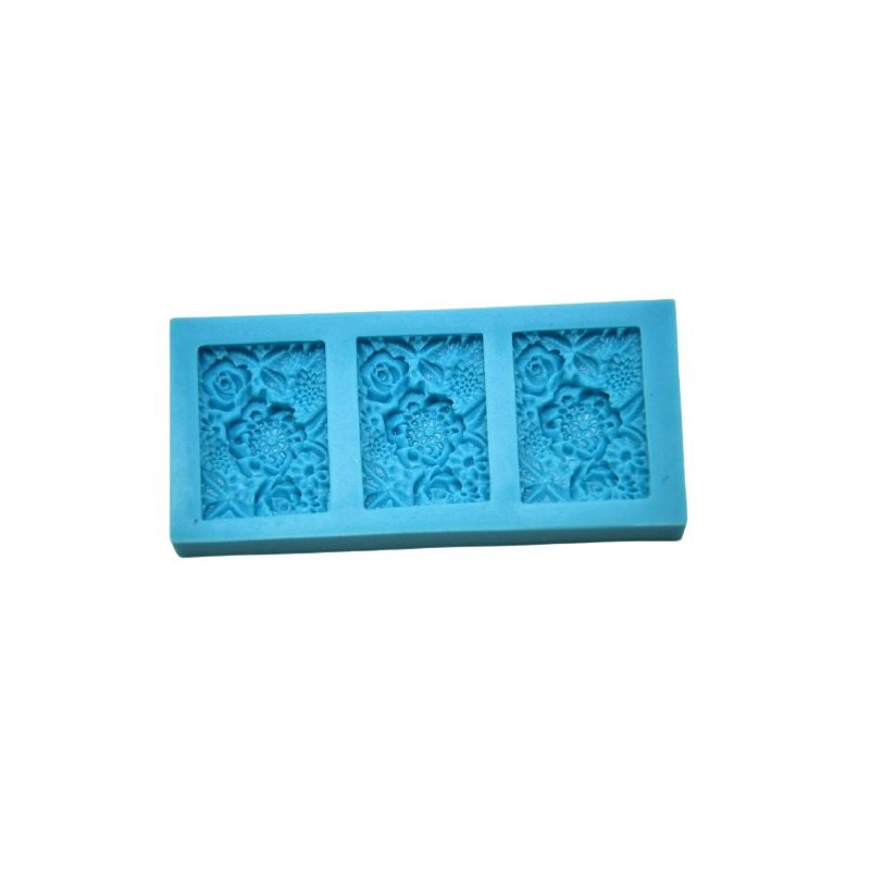 Matrita silicon model floral 9.3 x 4.5 cm...