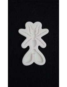 Matrita silicon albina 9 x 6 cm pentru rasina, praf ceramic