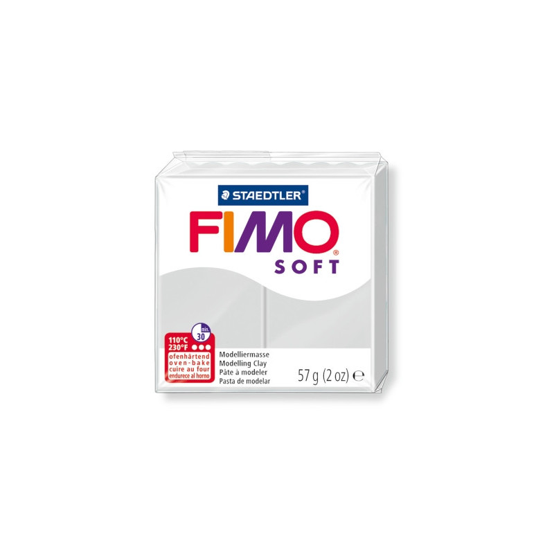 Pasta polimerica FIMO Soft Gri 57 g