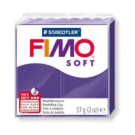Pasta polimerica FIMO Soft Mov Inchis 57 g