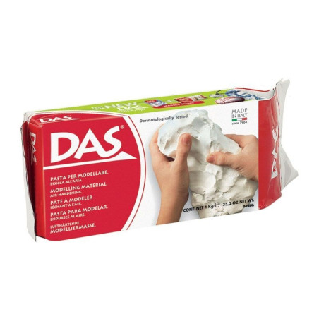 Pasta de modelaj alba DAS 1 kg cu uscare la aer