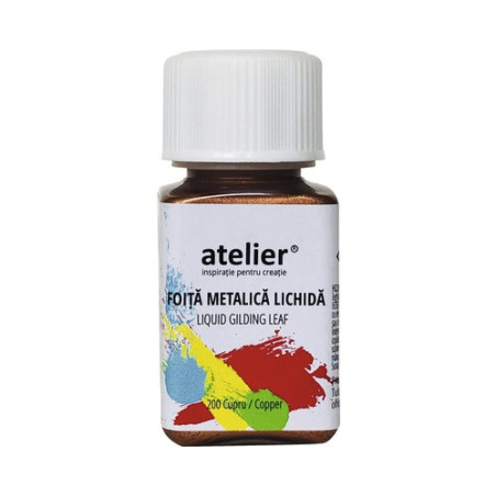 Foiță metalică lichidă Porporina Atelier efect metalic decorativ