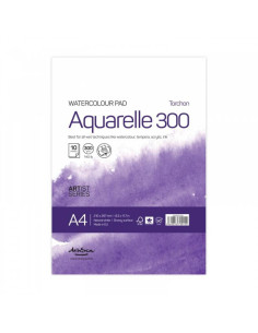 Bloc acuarelă A4 Drasca Aquarelle Torchon 300g/mp 60% bumbac