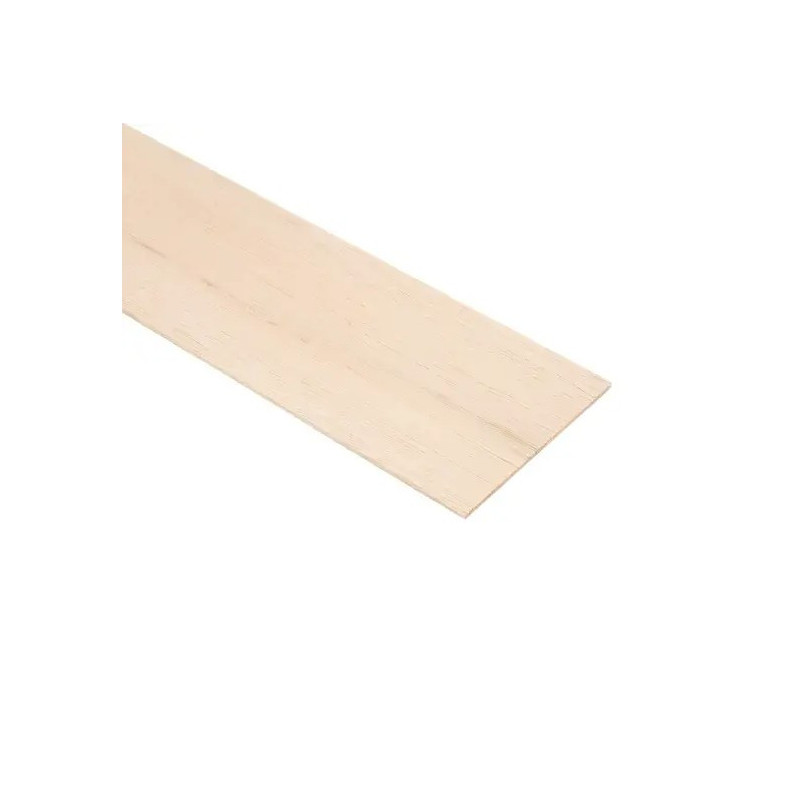Rigla lemn balsa 1mx10cm, grosime 4mm