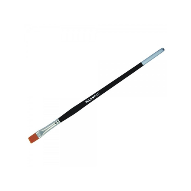 Pensulă lată MILAN seria 622 fir sintetic mâner...