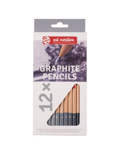 Set 12 creioane grafit Talens Art Creation – 2H–9B