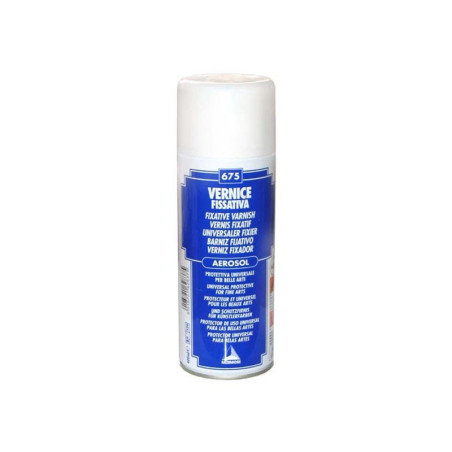 Vernis universal spray 400 ml Maimeri – pentru ulei, acrilic, guașă, cărbune