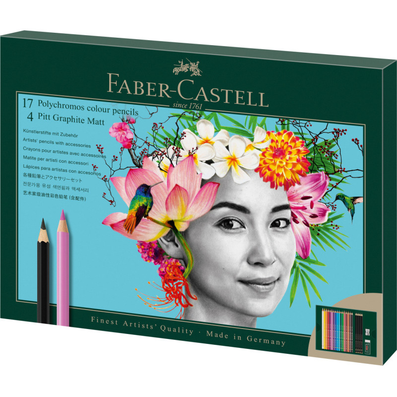 Set cadou 17 creioane Polychromos + grafit...