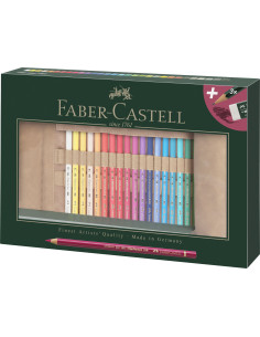 Rollup 30 creioane colorate Polycrhromos -Faber Castell