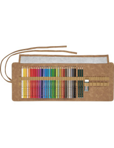 Rollup 30 creioane colorate Polycrhromos -Faber Castell 2