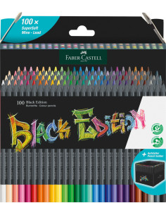 Set 100 creioane colorate Black edition- Faber Castell 2