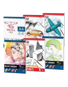 Bloc desen Pigna A4 160 g/mp 16 file