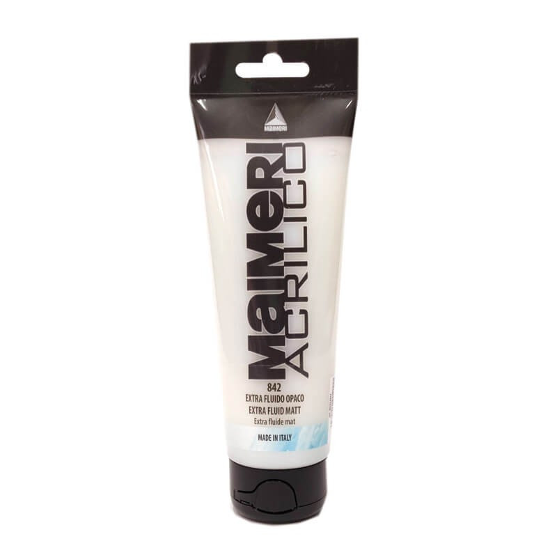 Medium acrilic extra fluid mat 200 ml Maimeri...