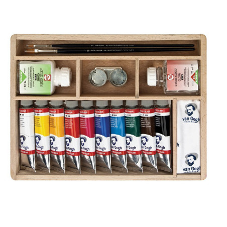 Set cadou culori acrilice Van Gogh Basic Box