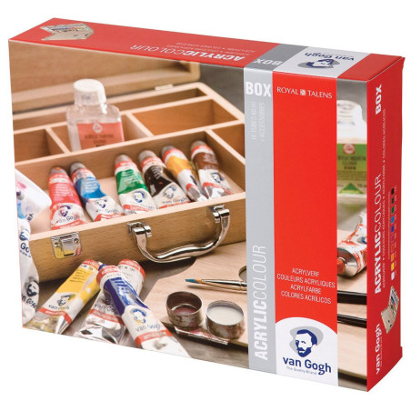 Set cadou culori acrilice Van Gogh Basic Box