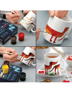 Set 12 culori sticlă și ceramică Decola 20 ml – culori... 2