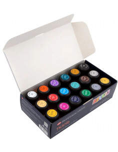 Set 18 culori textile Decola 20 ml – acrilice pe bază de apă