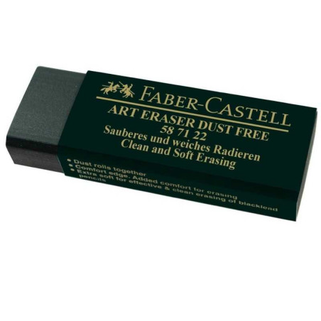 Radieră Art Eraser Dust Free Faber-Castell pentru grafit