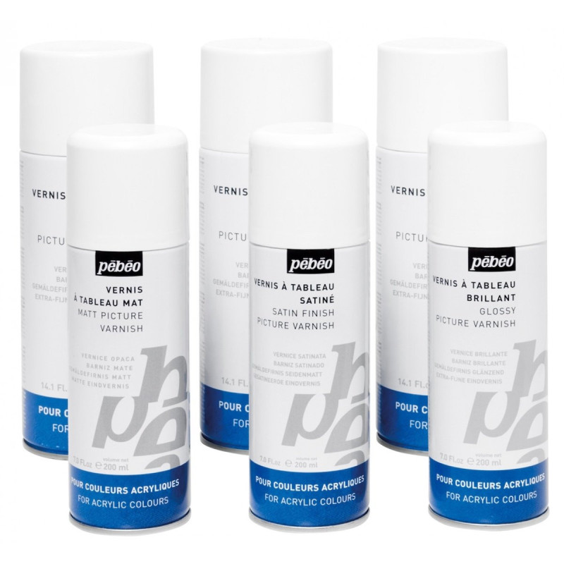 Vernis spray pe bază de solvent 200 ml Pebeo...