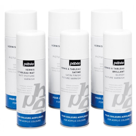Vernis spray pe bază de solvent 200 ml Pebeo Artist