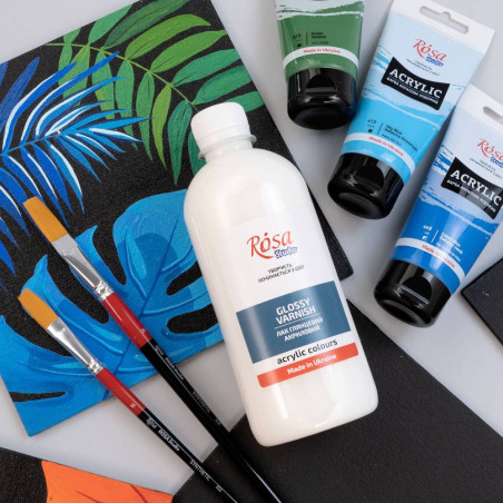 Vernis acrilic lucios 250 ml Rosa Studio