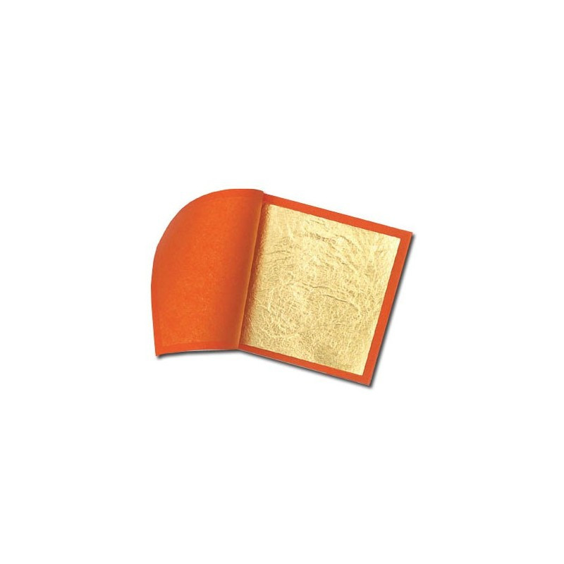 Foiță aur 22K cu transfer 25 foi 8×8 cm Brambilla