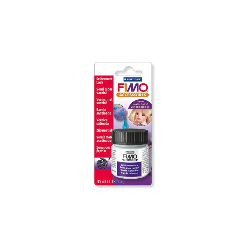 Lac semilucios FIMO Vernis 35 ml pe baza de apa