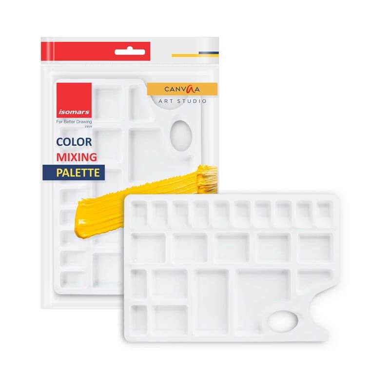 Paletă rectangulară Isomars 18 compartimente...