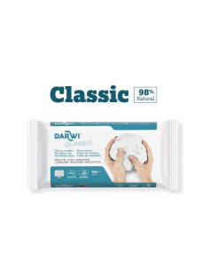 Pasta de modelat cu uscare la aer Darwi Classic alba 500 g
