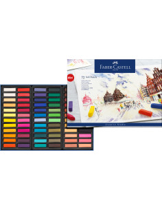 Set pastel soft mini Faber-Castell 72 culori