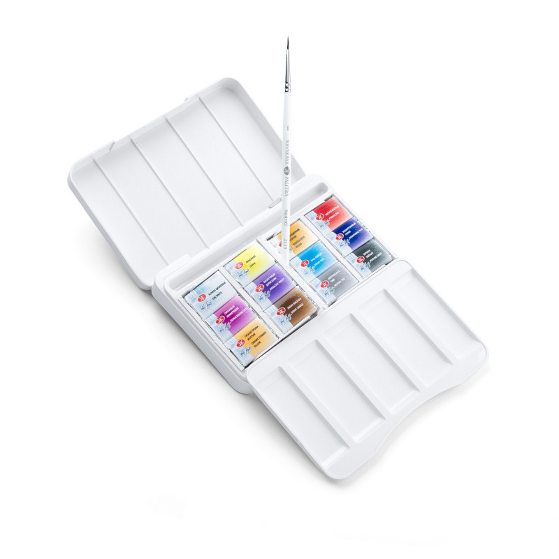 Set 12 acuarele White Nights Atlas Botanic 2.5 ml