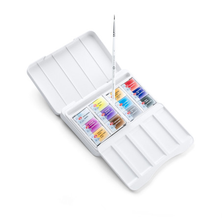 Set 12 acuarele White Nights Atlas Botanic 2.5 ml